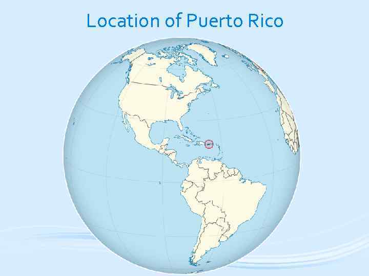 Location of Puerto Rico 