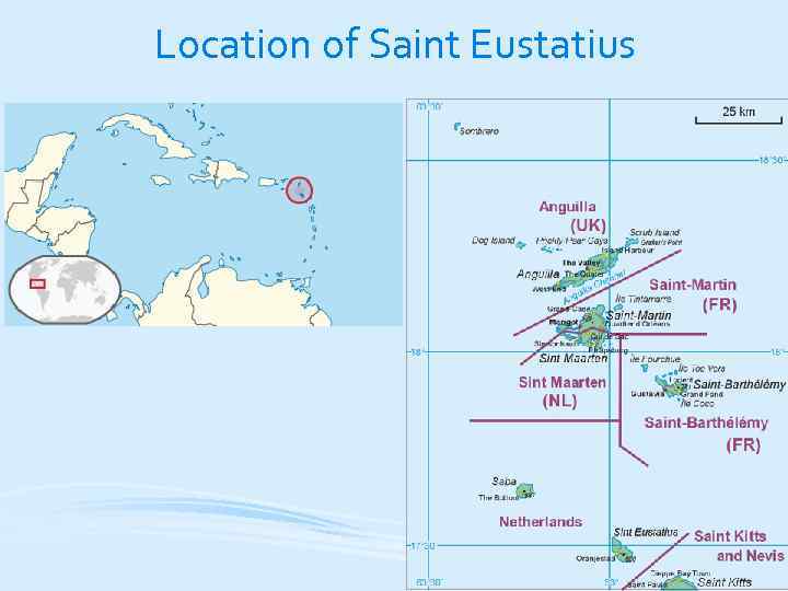 Location of Saint Eustatius 