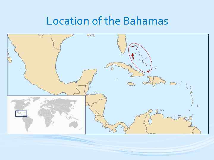 Location of the Bahamas 