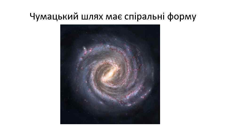 Чумацький шлях має спіральні форму 