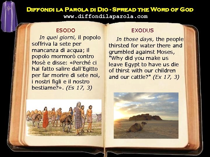 Diffondi la Parola di Dio - Spread the Word of God www. diffondilaparola. com