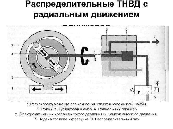 Схема распределительного тнвд