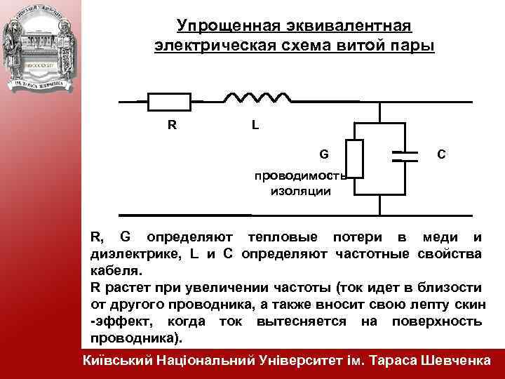 Эквивалентная электрическая схема ткани организма