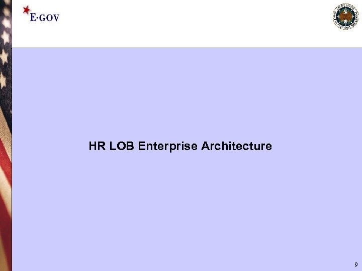 HR LOB Enterprise Architecture 9 