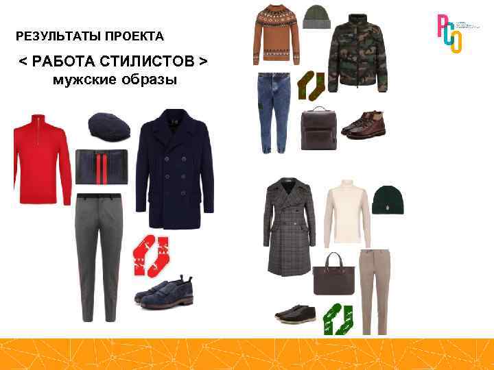 РЕЗУЛЬТАТЫ ПРОЕКТА < РАБОТА СТИЛИСТОВ > мужские образы 