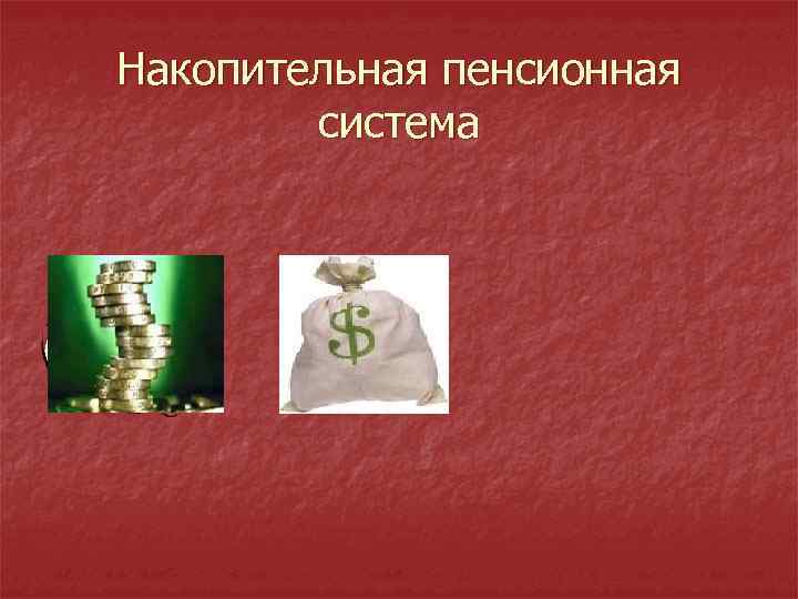 Накопительная пенсионная система 