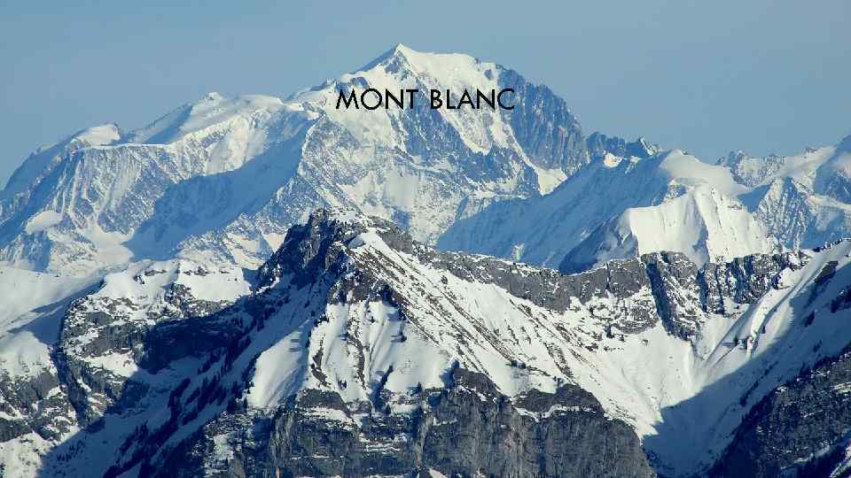 MONT BLANC 