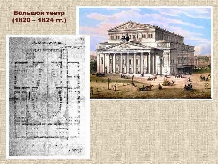 Большой театр (1820 – 1824 гг. ) 