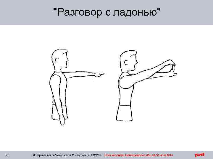 "Разговор с ладонью" 23 | Модернизация рабочего места IT - персонала| 29/07/14 | Слет