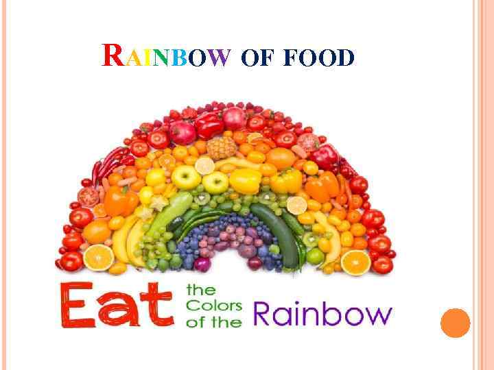 RAINBOW OF FOOD 