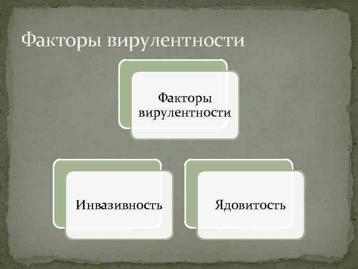 Факторы вирулентности Инвазивность Ядовитость 