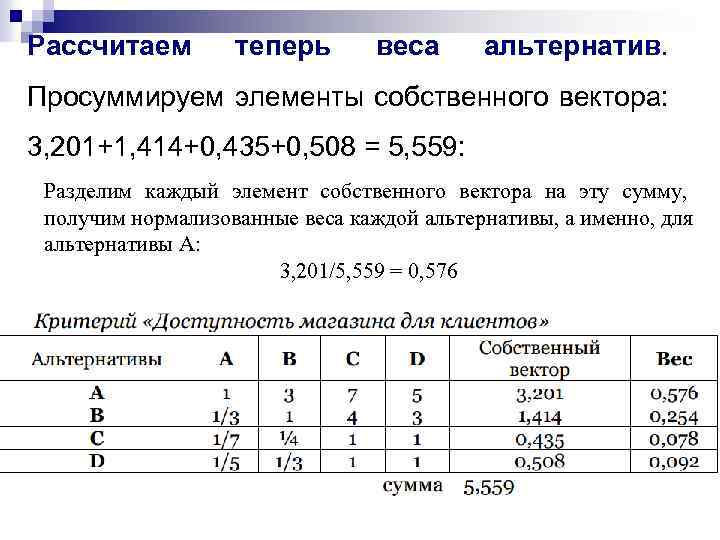 Лямбда максимальная формула метод анализа иерархий