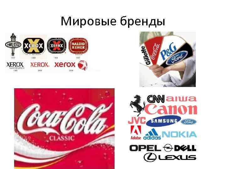 Мировые бренды 