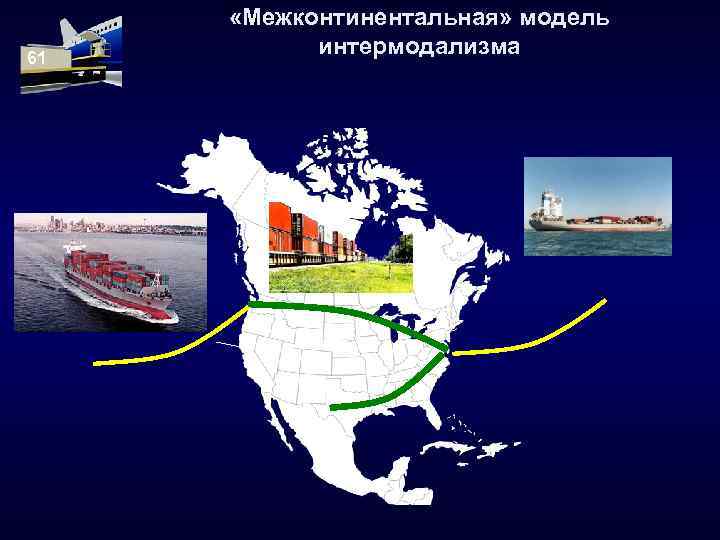 61 «Межконтинентальная» модель интермодализма 