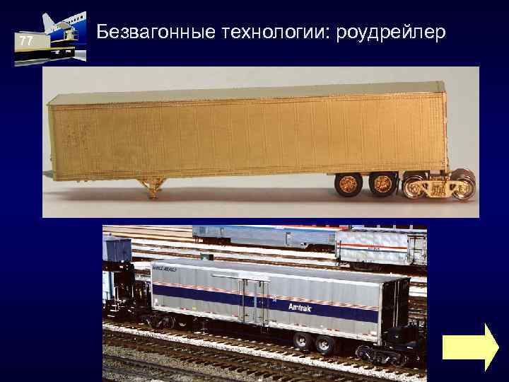 77 Безвагонные технологии: роудрейлер 