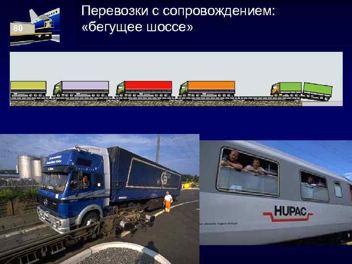 80 Перевозки с сопровождением: «бегущее шоссе» 