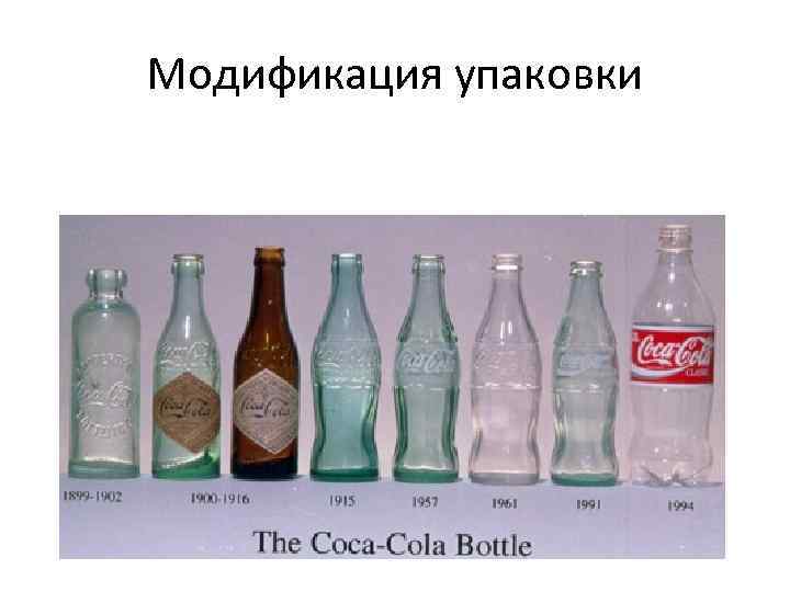 Модификация упаковки 