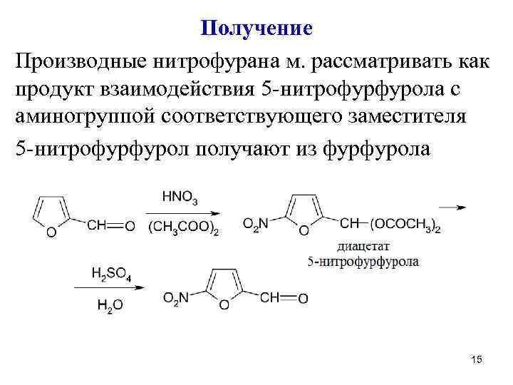 Схема получения оксима фурфурола