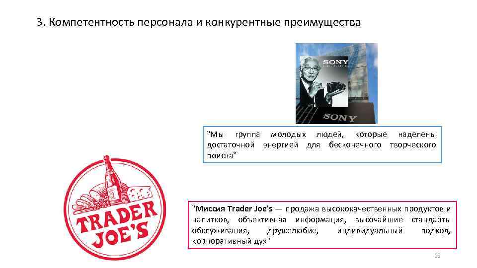 3. Компетентность персонала и конкурентные преимущества 