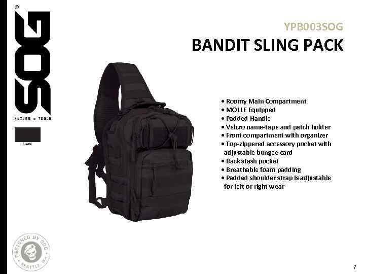 sog bandit sling pack