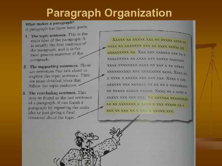 Paragraph Organization 