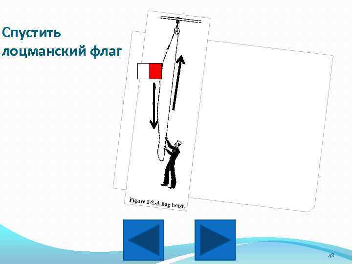 Спустить лоцманский флаг 48 