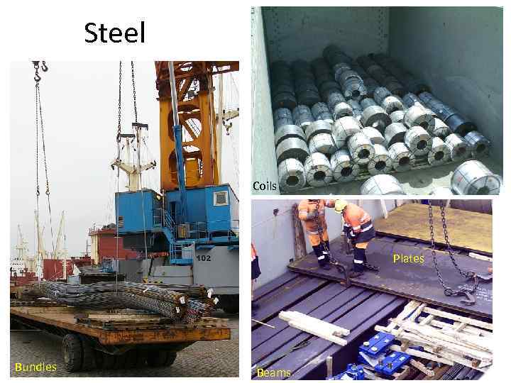 Steel Coils Plates Bundles Beams 