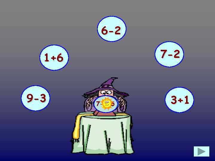 6 -2 7 -2 1+6 9 -3 5 7 -2=5 3+1 