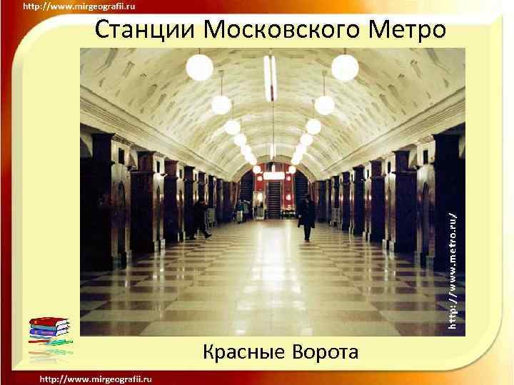 Станции Московского Метро Красные Ворота 