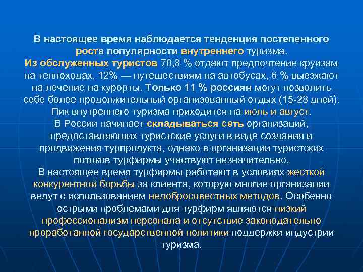 Расскажите о перспективах развития туристических интернет проектов кратко