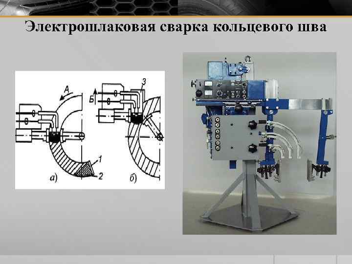 Электрошлаковая сварка кольцевого шва 