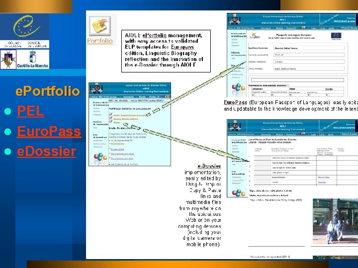 e. Dossier e. Portfolio l PEL l Euro. Pass l e. Dossier 