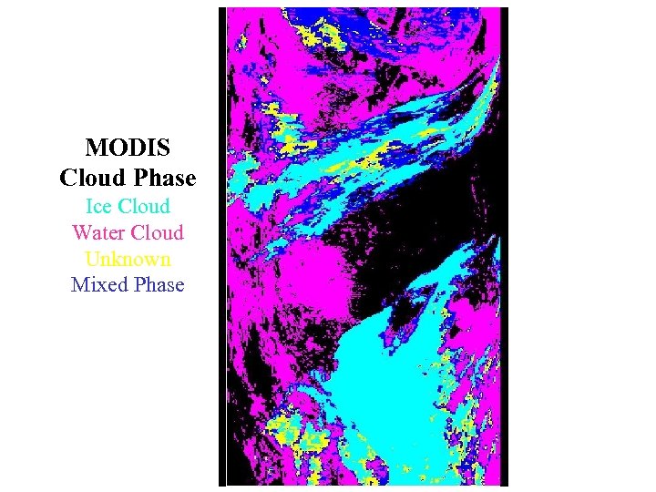 MODIS Cloud Phase Ice Cloud Water Cloud Unknown Mixed Phase 