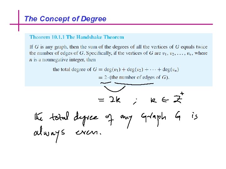 The Concept of Degree 