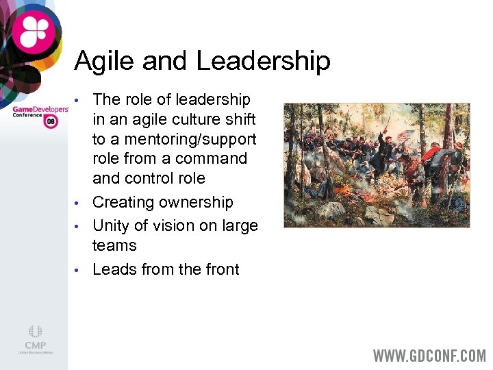 Agile and Leadership • • The role of leadership in an agile culture shift
