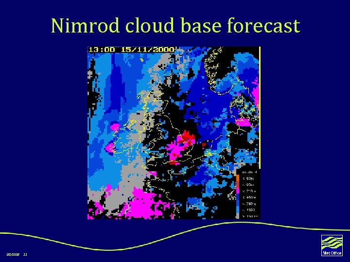 Nimrod cloud base forecast 00/XXXX 11 