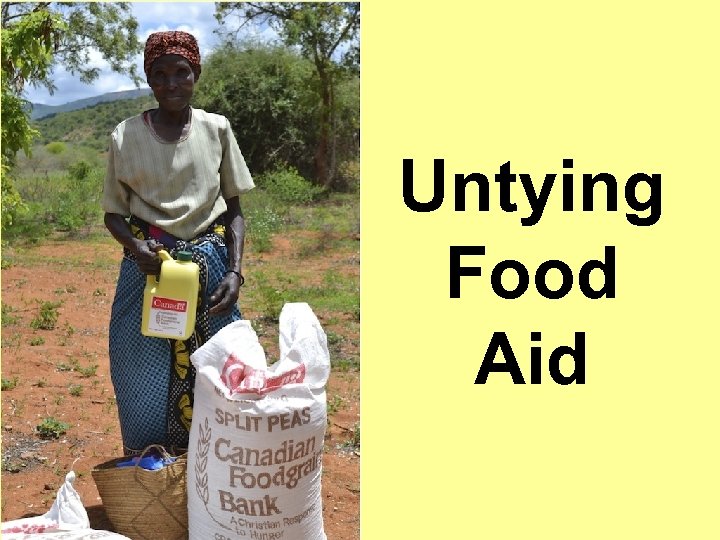 Untying Food Aid 