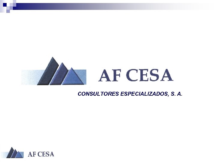 CONSULTORES ESPECIALIZADOS, S. A. 