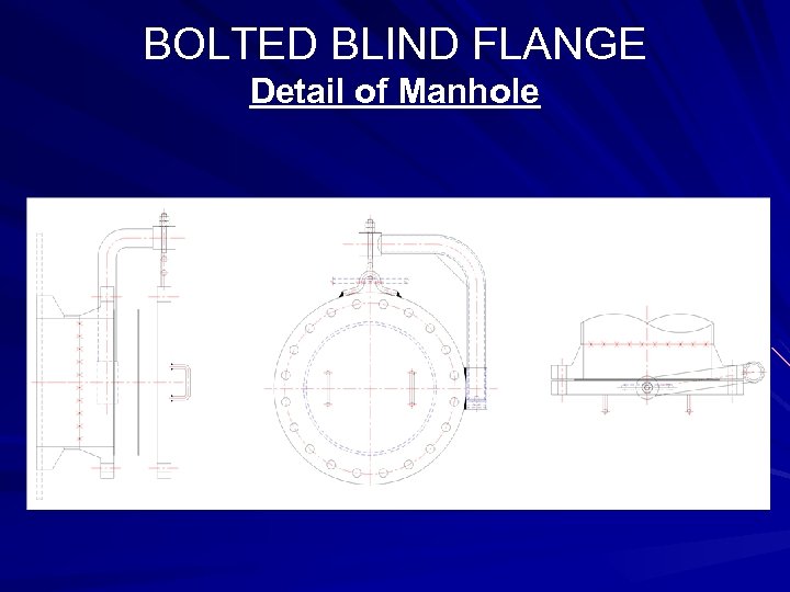 BOLTED BLIND FLANGE Detail of Manhole 