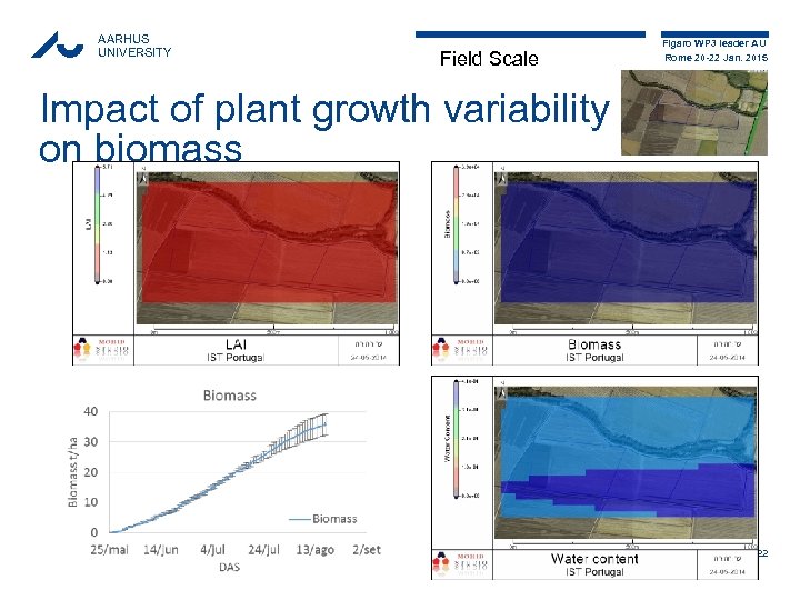 AARHUS UNIVERSITY Field Scale Figaro WP 3 leader AU Rome 20 -22 Jan. 2015