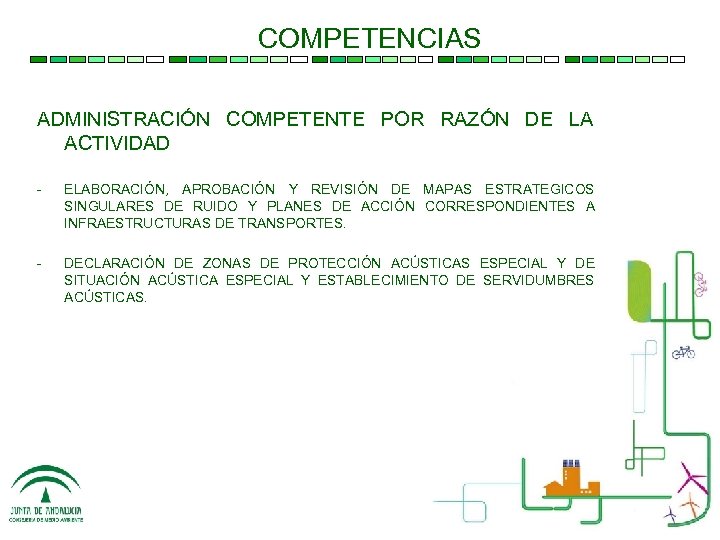 COMPETENCIAS ADMINISTRACIÓN COMPETENTE POR RAZÓN DE LA ACTIVIDAD - ELABORACIÓN, APROBACIÓN Y REVISIÓN DE