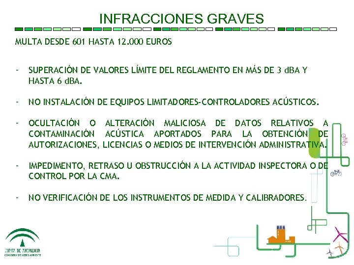 INFRACCIONES GRAVES MULTA DESDE 601 HASTA 12. 000 EUROS - SUPERACIÓN DE VALORES LÍMITE