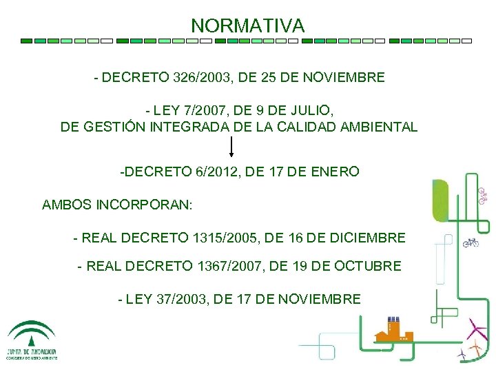 NORMATIVA - DECRETO 326/2003, DE 25 DE NOVIEMBRE - LEY 7/2007, DE 9 DE