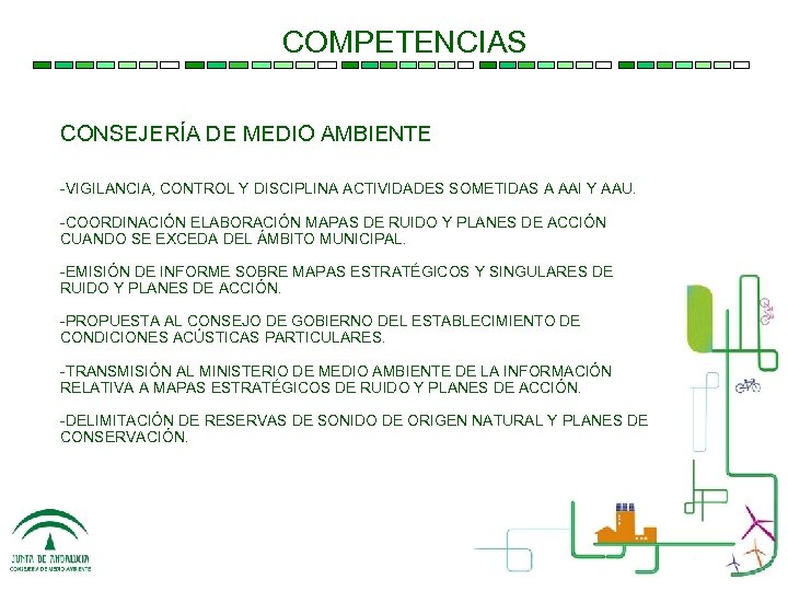 COMPETENCIAS CONSEJERÍA DE MEDIO AMBIENTE -VIGILANCIA, CONTROL Y DISCIPLINA ACTIVIDADES SOMETIDAS A AAI Y