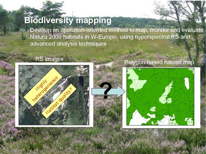 Biodiversity mapping » Develop an operation-oriented method to map, monitor and evaluate Natura 2000