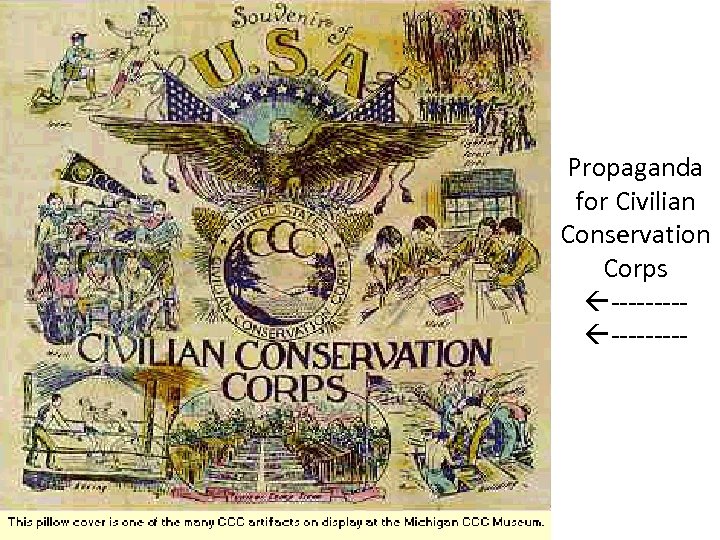 Propaganda for Civilian Conservation Corps --------- 