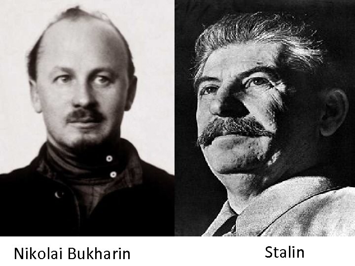 Nikolai Bukharin Stalin 