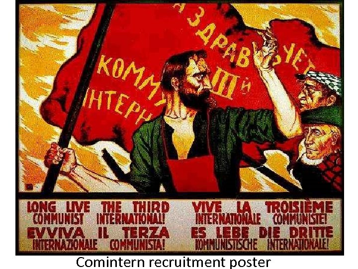 Comintern recruitment poster 
