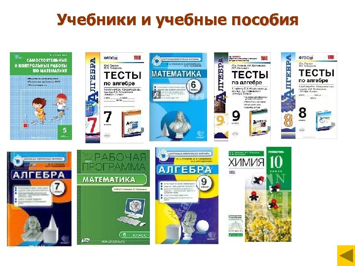 Учебники и учебные пособия 