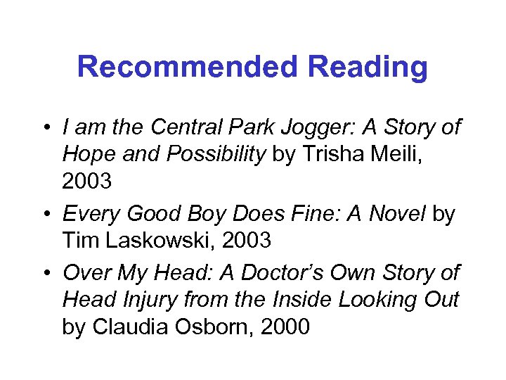 Recommended Reading • I am the Central Park Jogger: A Story of Hope and